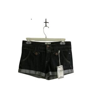 Ci Sono by Cavalini, Mini Shorts Juniors Size Small Jean, cuff legs, short, NWT